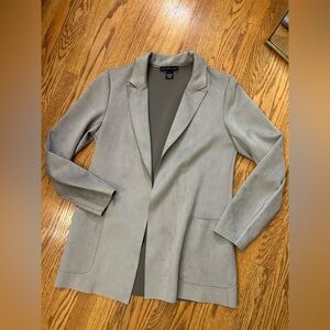 Joan Vass gray Blazer Jacket women’s size L